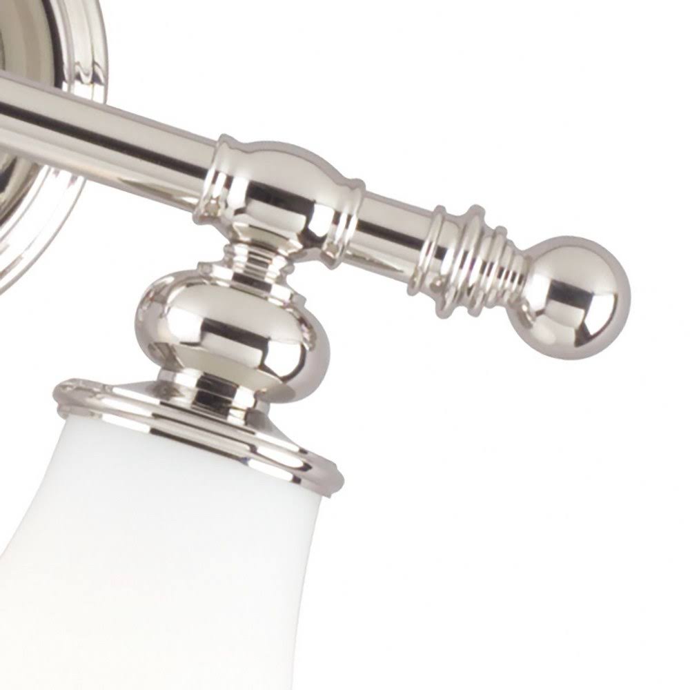 2 Light Bath Bracket, Satin Nickel J81767