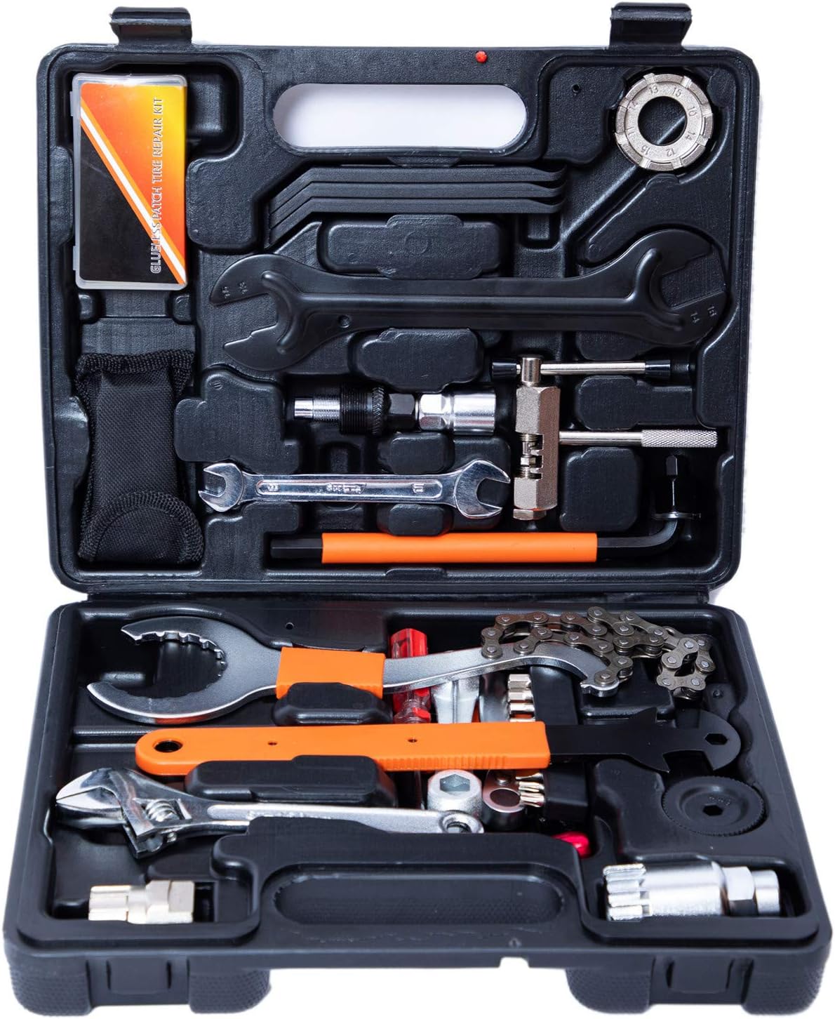 Bike Repair Tool Kit with Reversible Drive Ratchet Tool, Chain Tool, Pedal Wrench, Pack of 2 M36411
