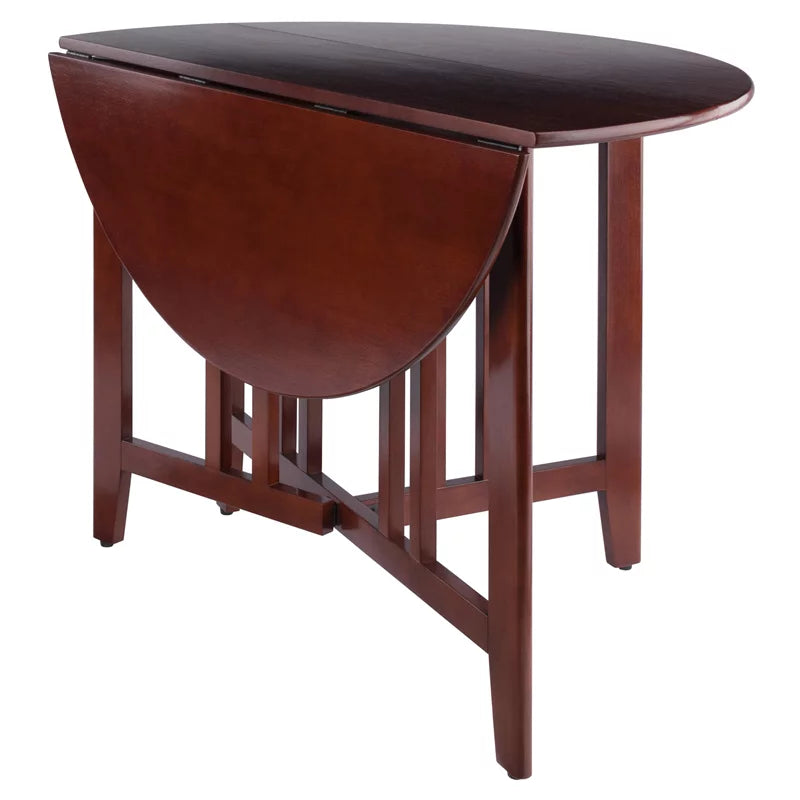Solid Wood Round Double Drop Leaf Dining Table P678