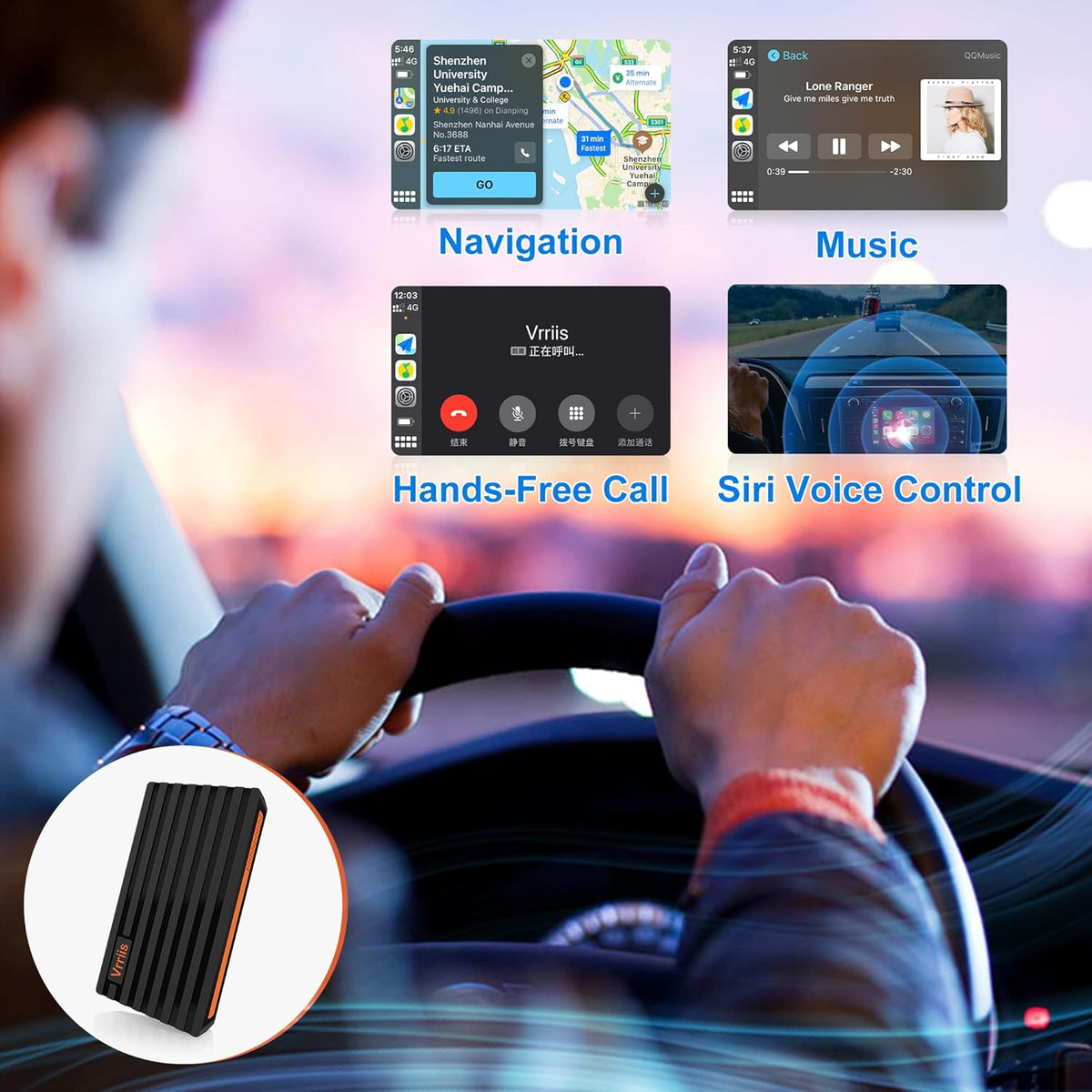 Wireless CarPlay Adapter Pack of 2 Q881