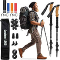 Collapsible Carbon Fiber Trekking Poles with EVA Grips O6121