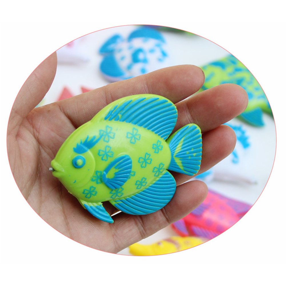 Magnetic Fishing Game Toys Set with 1 Fishing Rod and 6 Cute Fishes L911