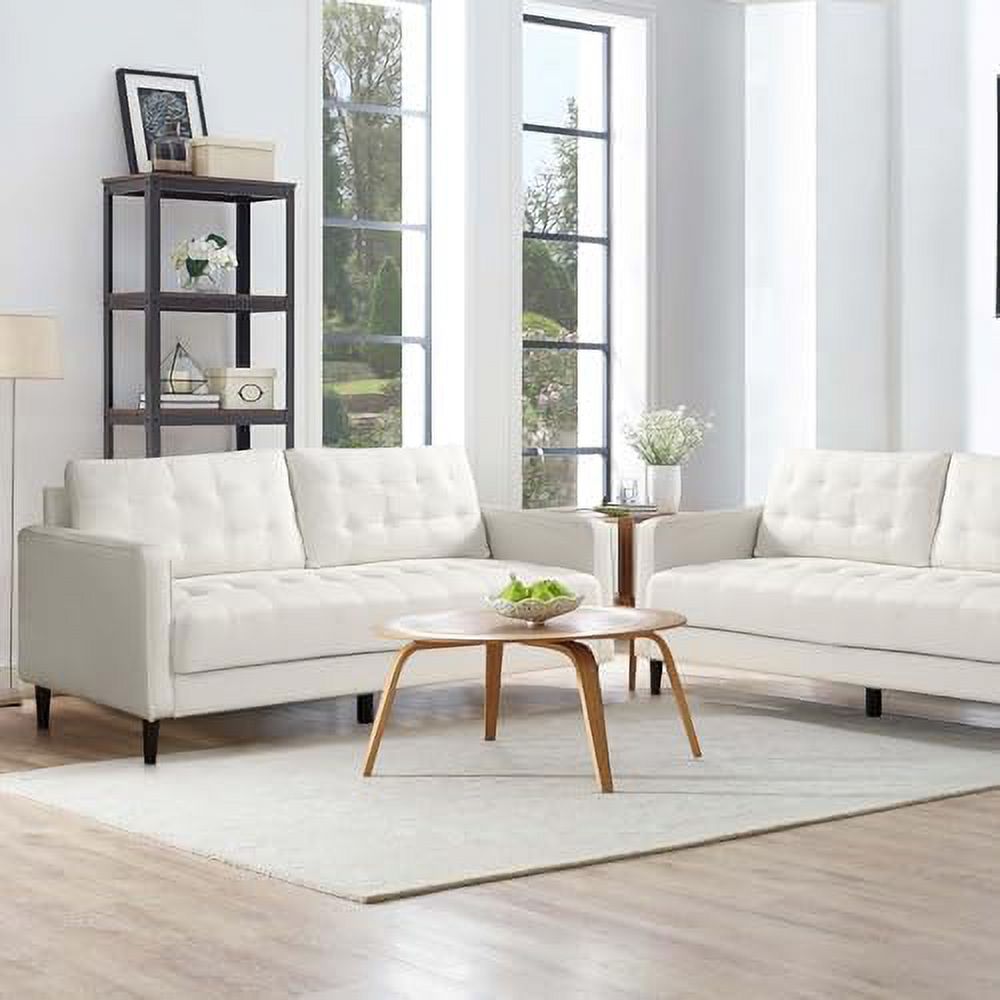 Green Velvet 3 Seater Couch with Tufted Cushion G423851