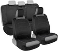 Two Tone Waterproof Front Seat Covers with Rear Protector Pack of 2 M888