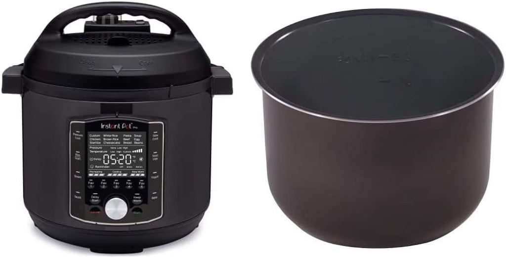 10-in-1 Slow Cooker with 8 Quart Ceramic Non Stick Inner Cooking Pot S824