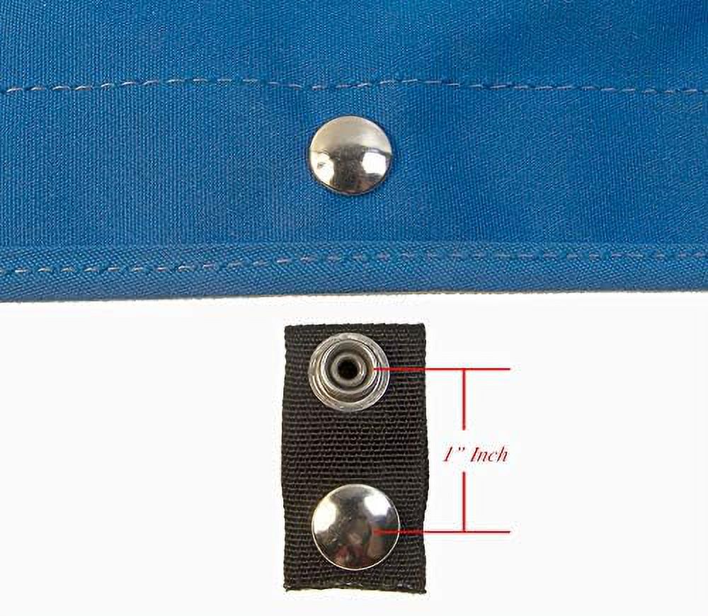 Black 5 Piece Boat Cover Extender Snaps, Adds 2 Inch N35838