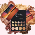 Warm Matte and Shimmer Eyeshadow Highlighter Palette O4923