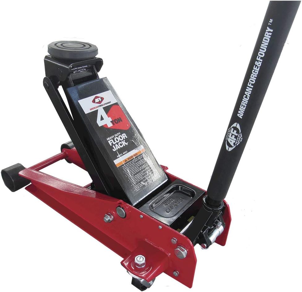 4 Ton Hydraulic Floor Jack with Safety Bypass and Swivel Casters N6678