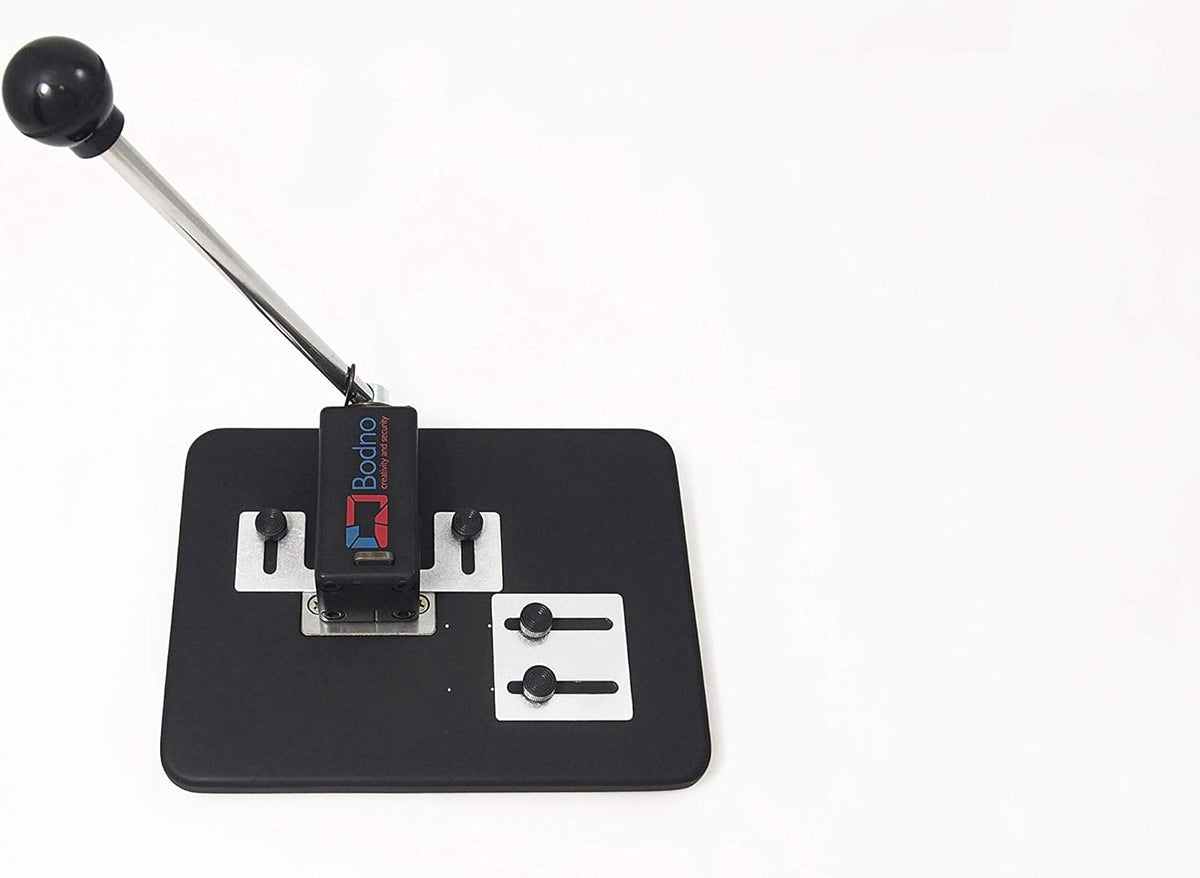 Heavy Duty Desktop ID Badge Slot Punch Black Z90993