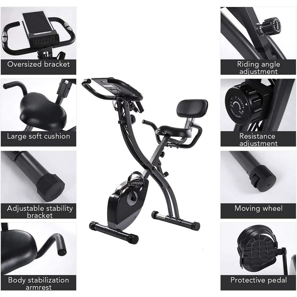Folding 3-in-1 Recumbent Exercise Bike E9161