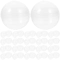 100pcs Clear Plastic Fillable Balls M38281