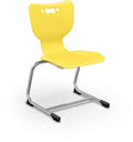 Yellow Cantilever School Chair, 5 Pack X614035