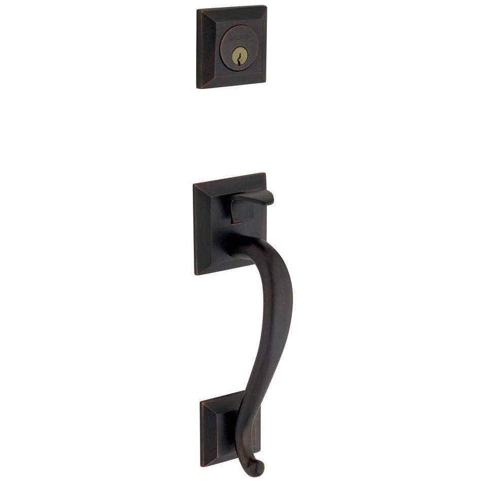 Satin Black Sectional Handleset Q10674