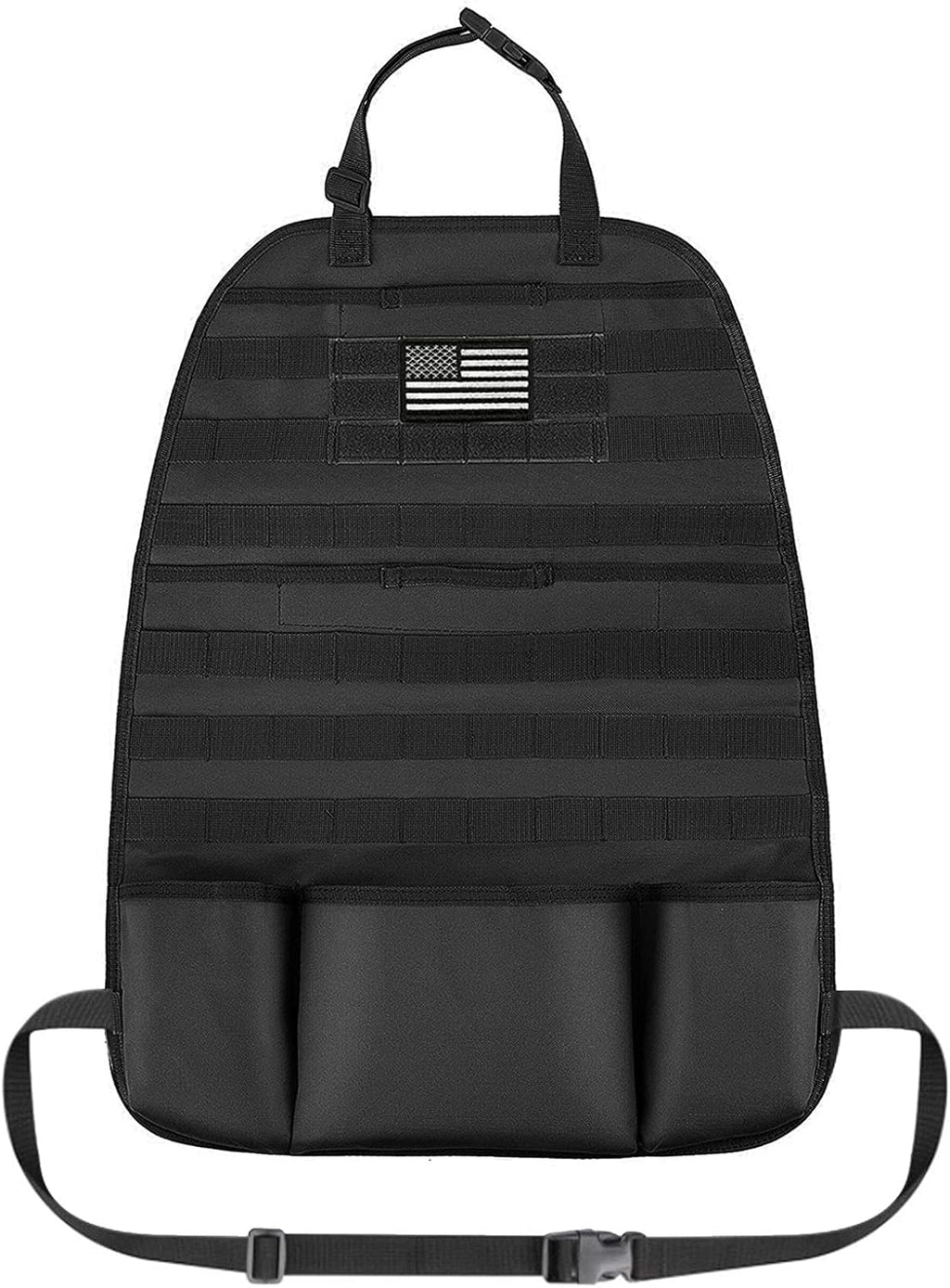 Tactical Molle Seat Back Organizer with Pouches V12677