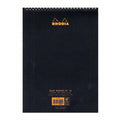 Ruled Wirebound Notebooks 8 1/4 x 12 1/2 in. Black Pack of 5 H458