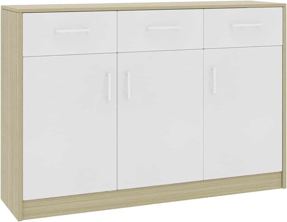 Black Chipboard Sideboard V451