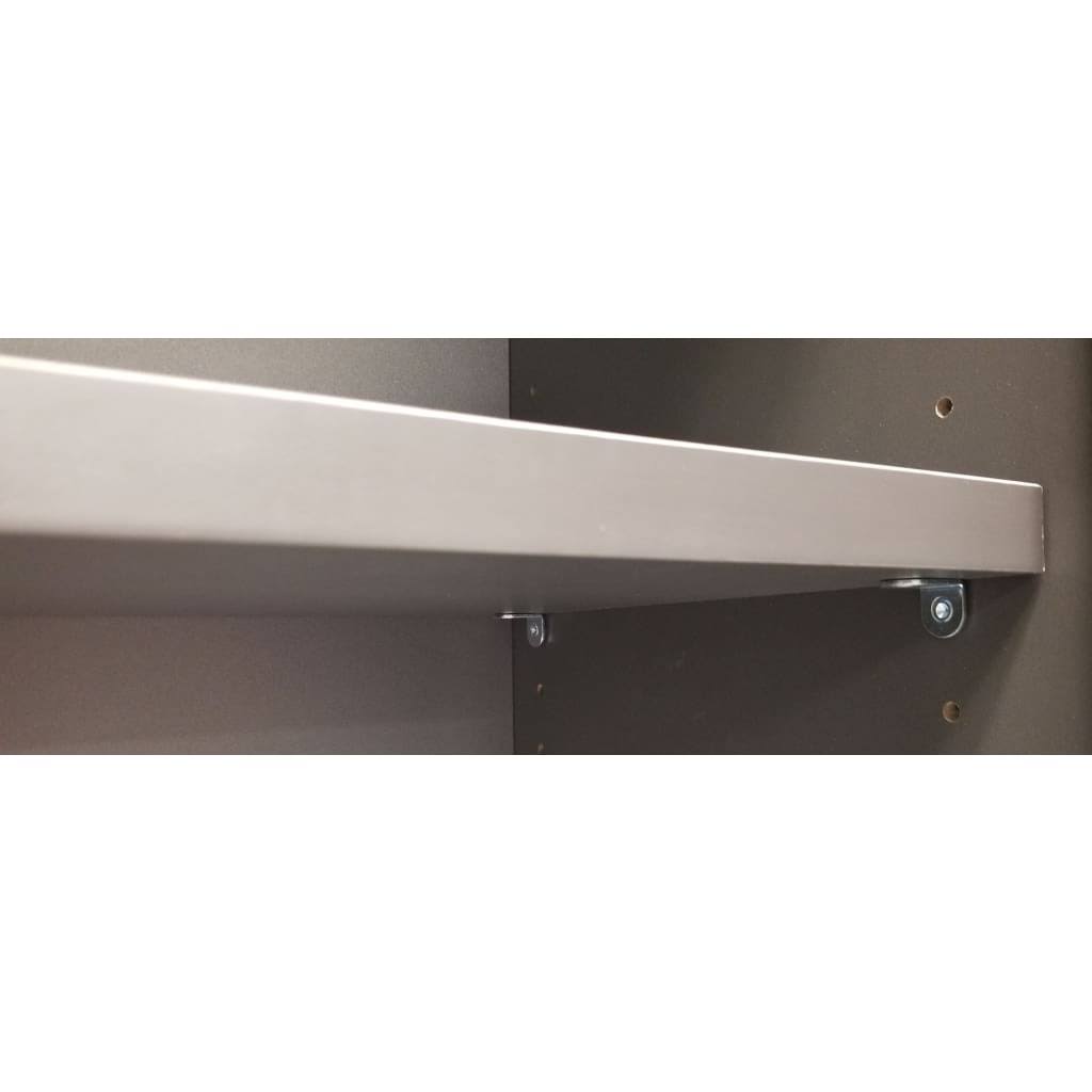 White Metallic Oversized 2-Door Base Cabinet K163648