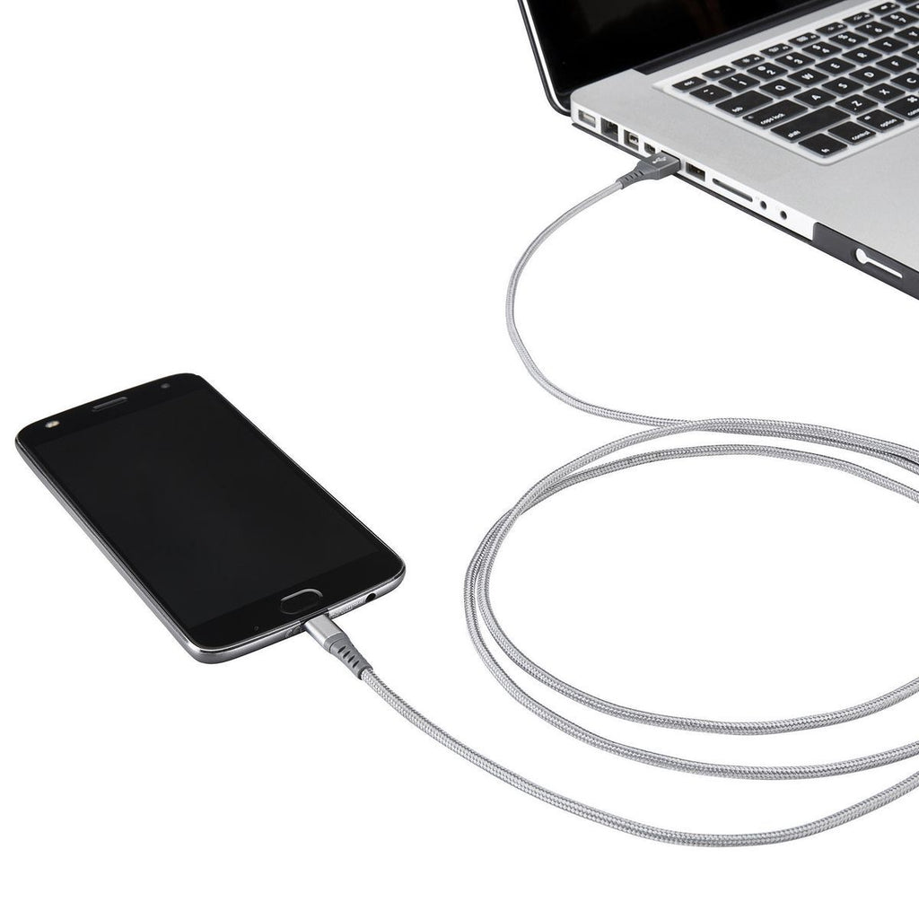 6 ft. USB to USB-C Braided Charging Cable M3754