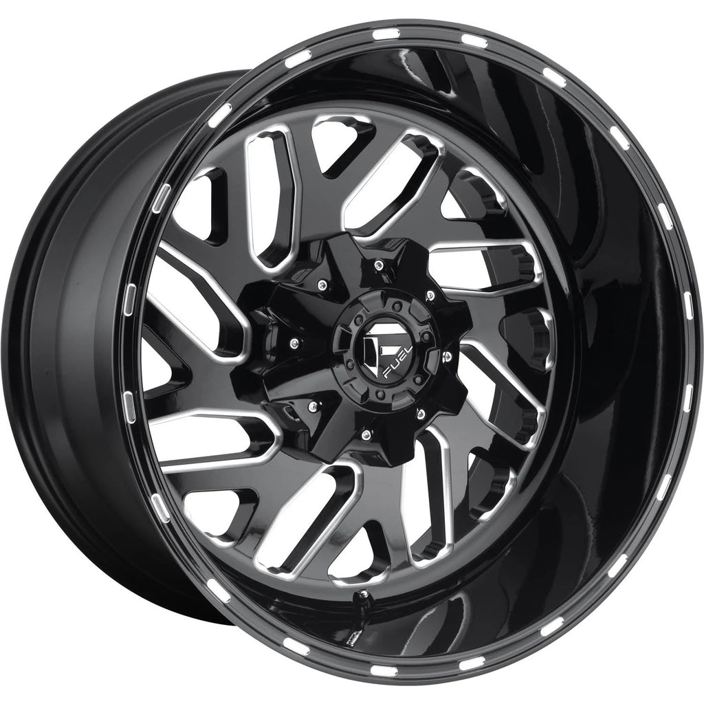 Gloss Black Milled 20x12 Fuel D581 H687