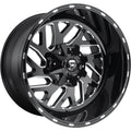 Gloss Black Milled 20x12 Fuel D581 H687