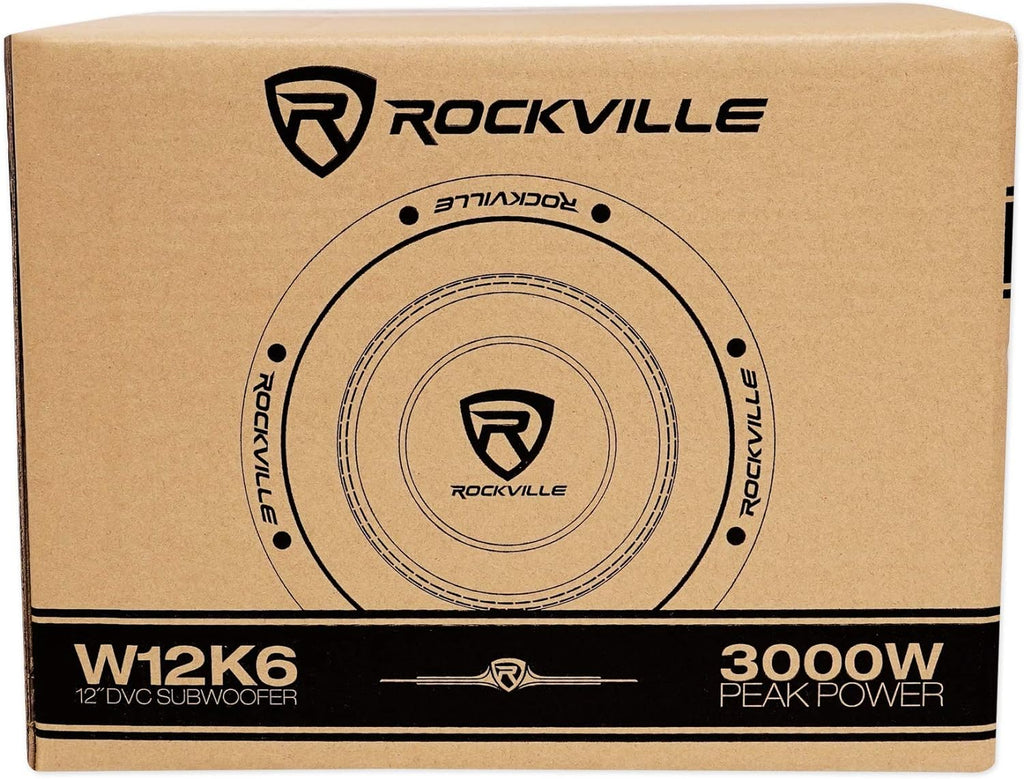 12 Car Audio Subwoofers with Sealed Sub Box Enclosure Z988145