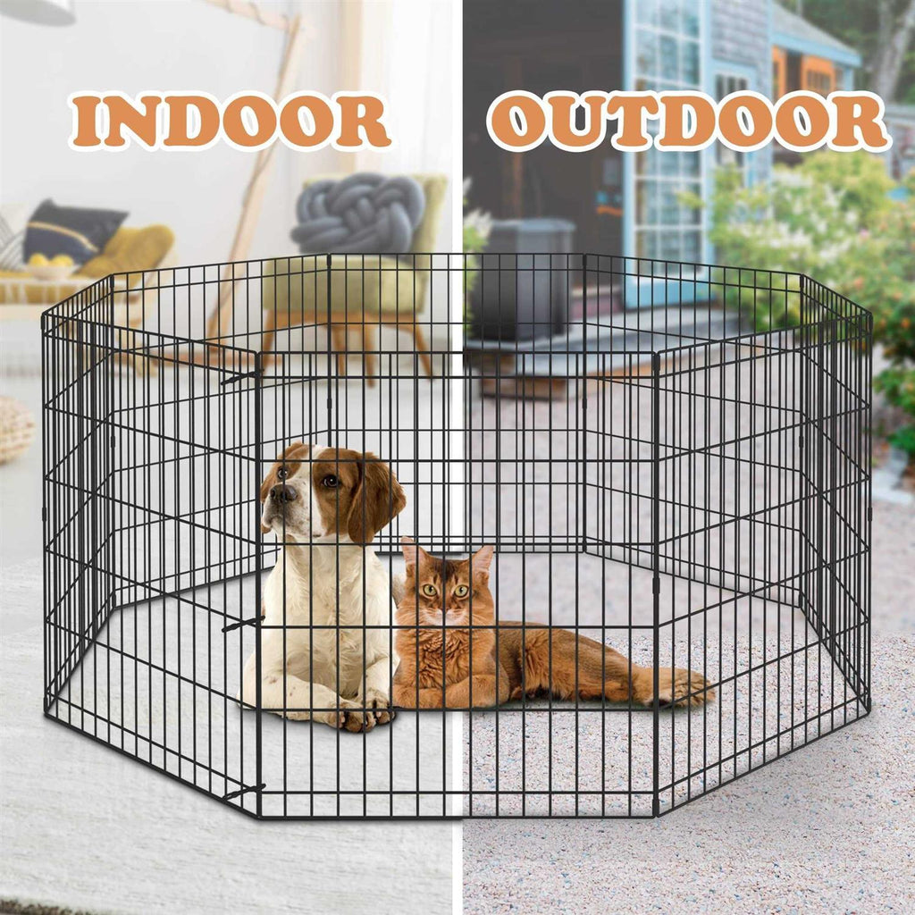 Folding 8 Panel Pet Playpen E834