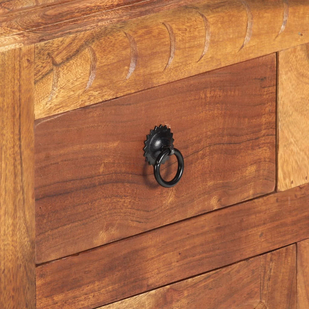 Solid Acacia Wood Sideboard V7645