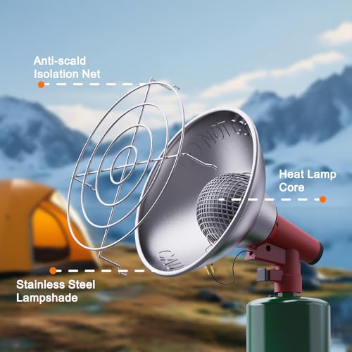 6200BTU Portable Propane Patio Heater with Electronic Ignition T784877