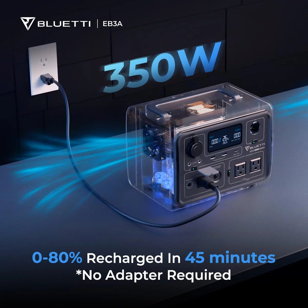 Portable Solar Power Station 268Wh 600W AC Output T69606