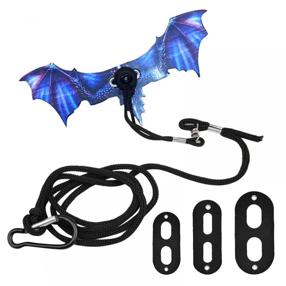 Adjustable Portable Reptile Leash with Wings L442