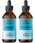 Lobelia Extract and Lemon Balm Tincture 4 fl oz 2 Pack X748760