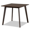 Dark Oak Square Wood Dining Table K40375