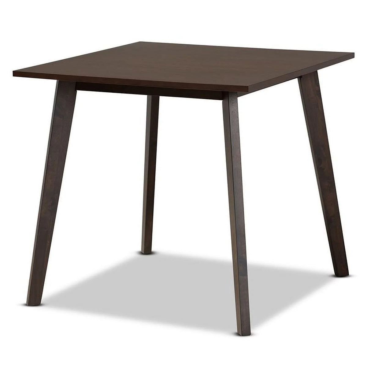 Dark Oak Square Wood Dining Table K40375