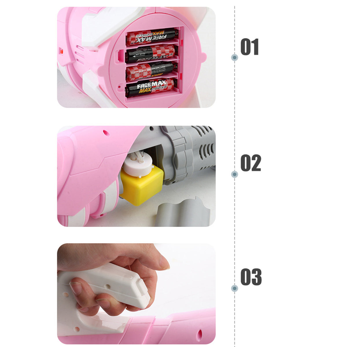 Bubble Blasters Guns for Kids W611