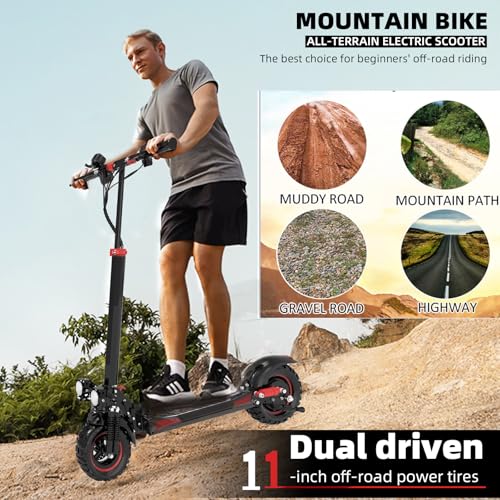 Folding Electric Scooter with 11" Off-Road Tires T774360