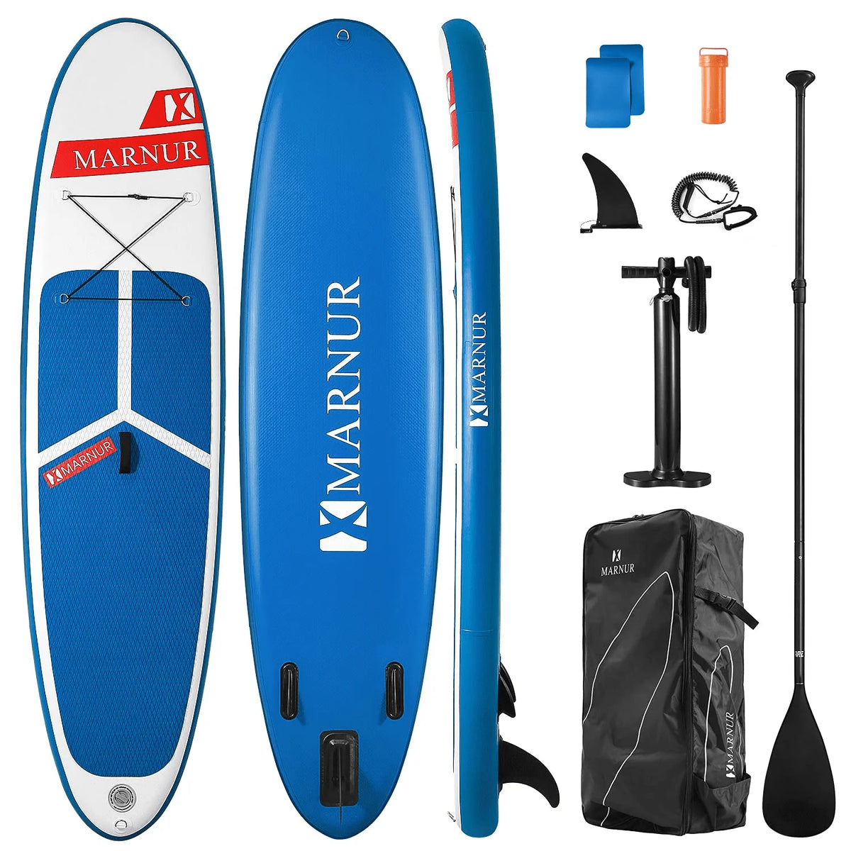Inflatable Paddle Board with Non-Slip Deck and Pump and Paddle I616