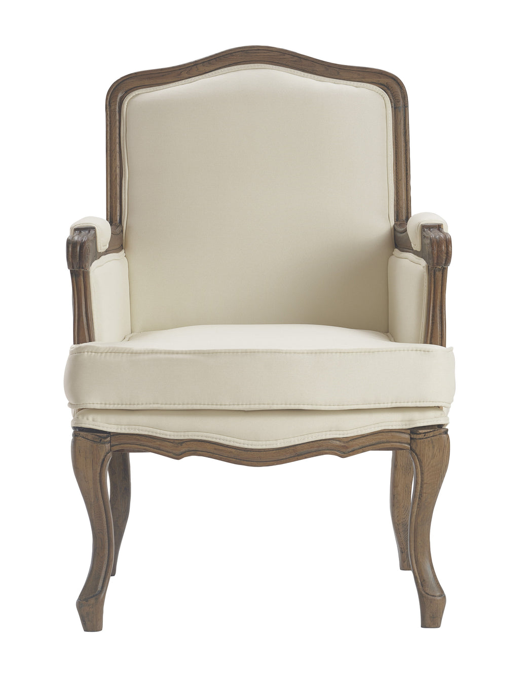 Cream Upholstered Accent Armchair Y47852