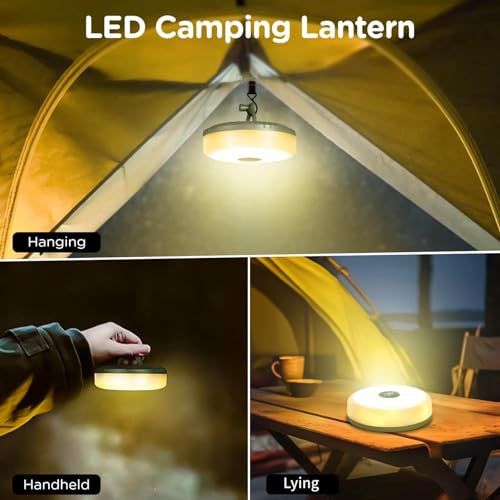 2-Pack 32.8FT Rechargeable Camping String Lights V335366