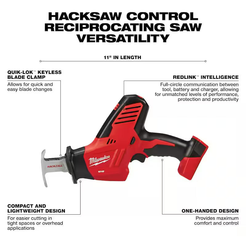 18V Cordless 4-Tool Combo Kit with 2.0 Ah Batteries Z70110