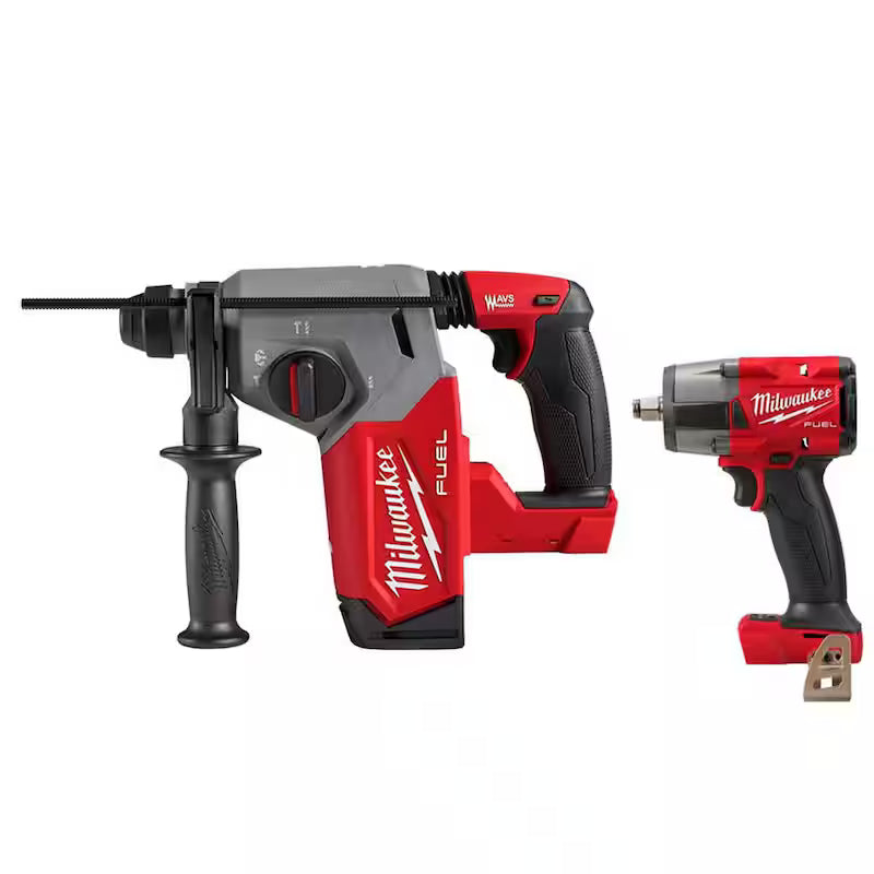 18V Lithium-Ion Brushless Cordless Rotary Hammer and Impact Wrench L254328
