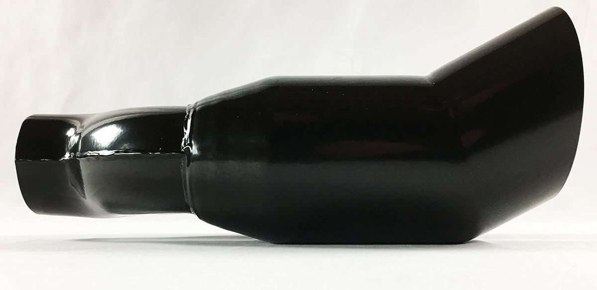 Black Stainless Steel Slant Exhaust Tip P299035