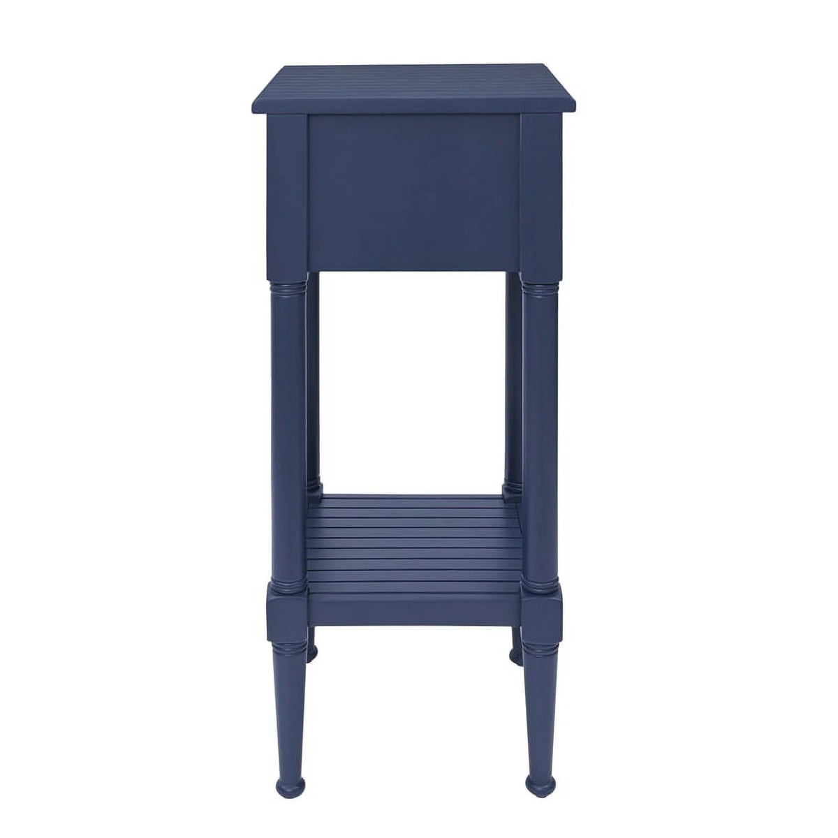 Navy Coastal Wood Side Table G3494