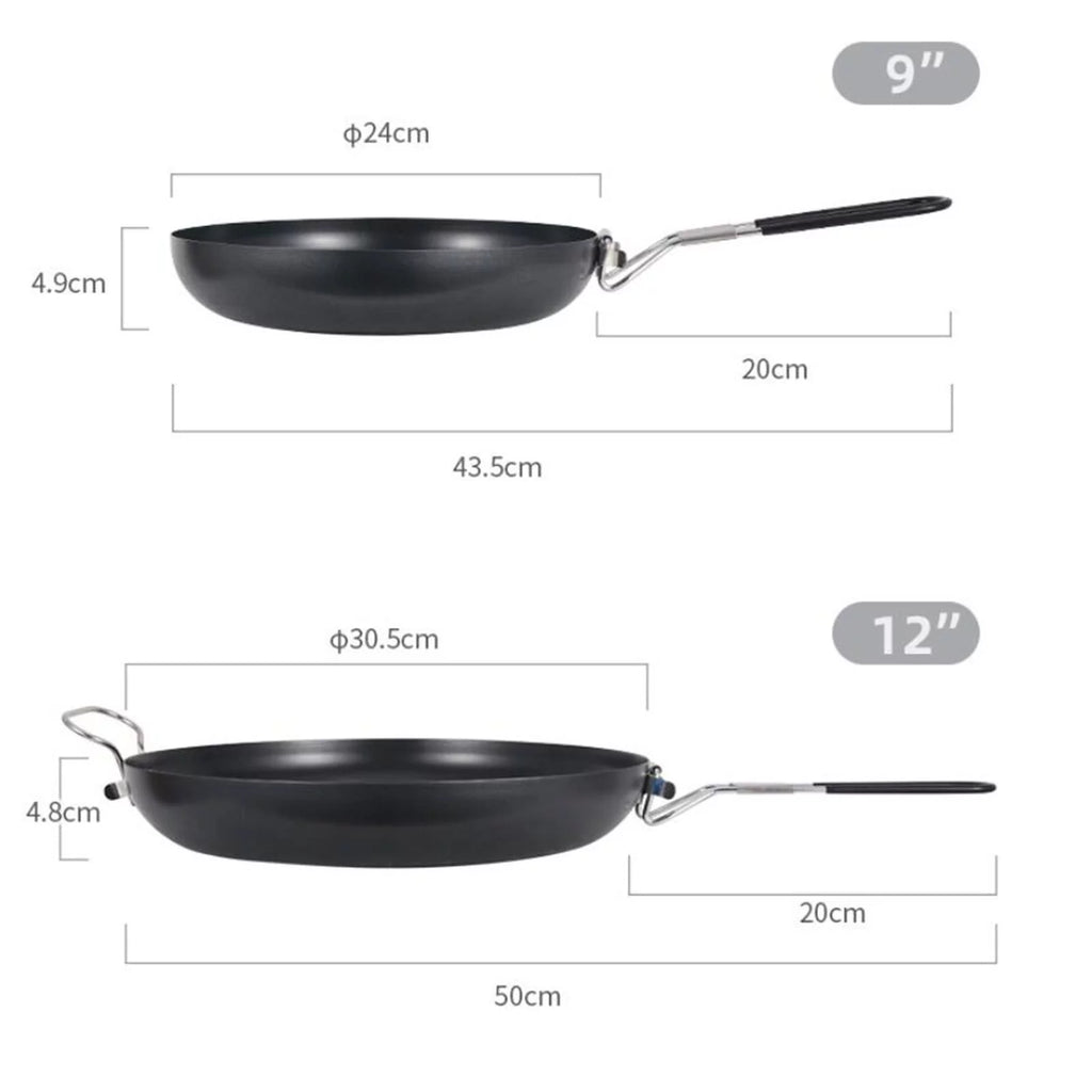 Non Stick Camping Skillet Frying Pan 9'' U276610