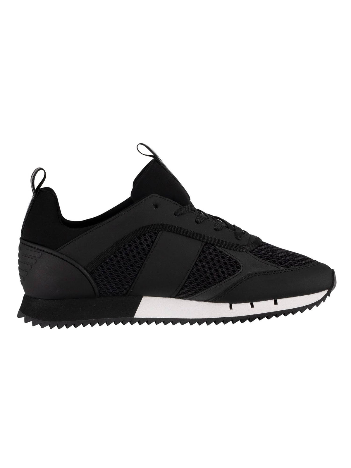 Black Woven Trainers I7769