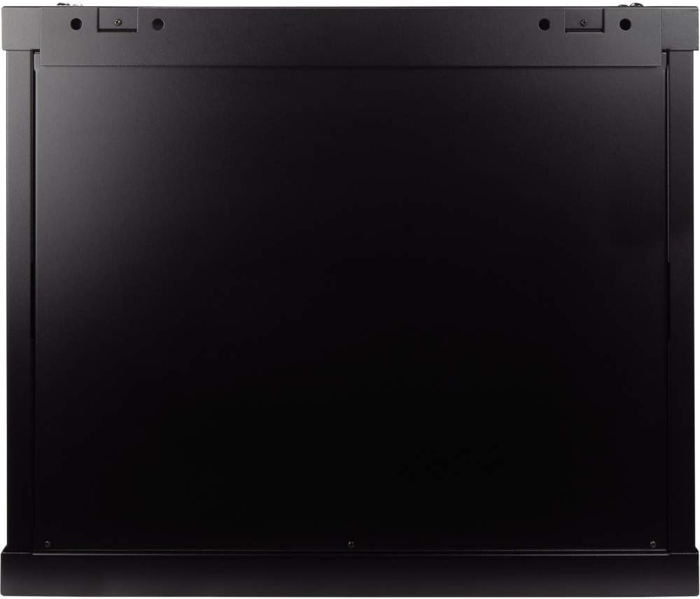 9U Wallmount Cabinet Enclosure 19-Inch Server Network Rack with Locking Perforated Door Black X947