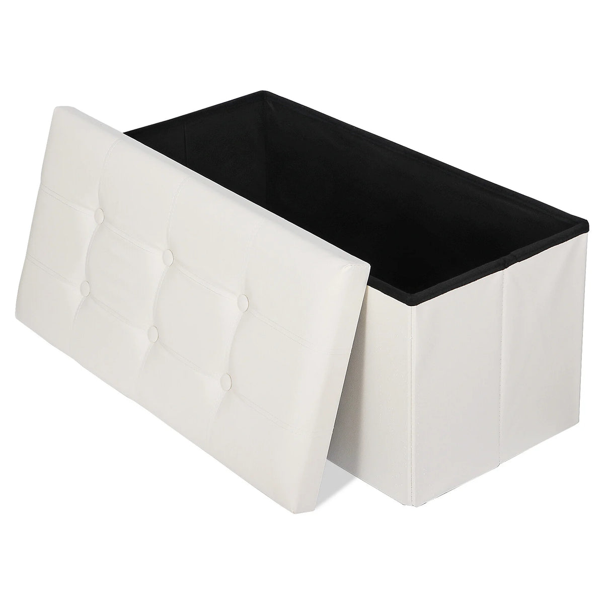 30'' Leather Storage Ottoman Bench Y73205