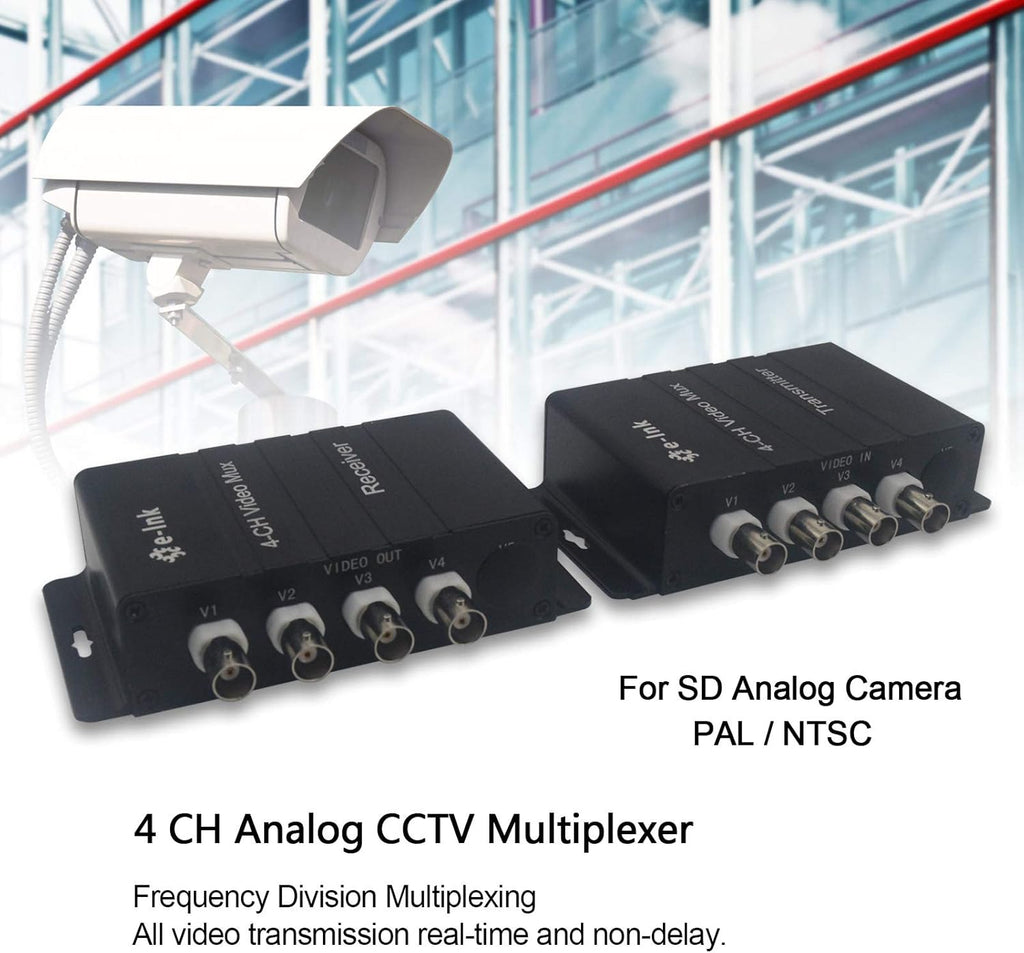 4 Channel Video Multiplexer over 1 Coaxial Cable I125216