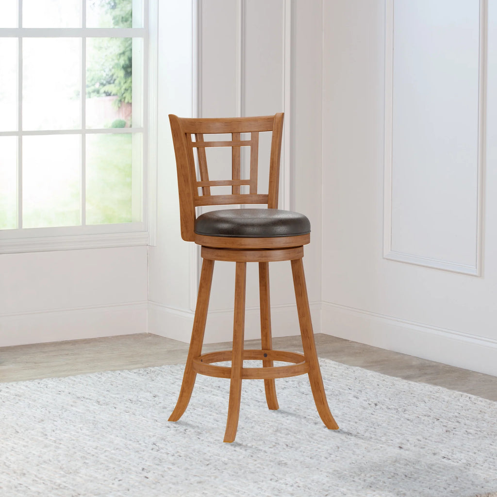 Brown Swivel Bar Stool M86877