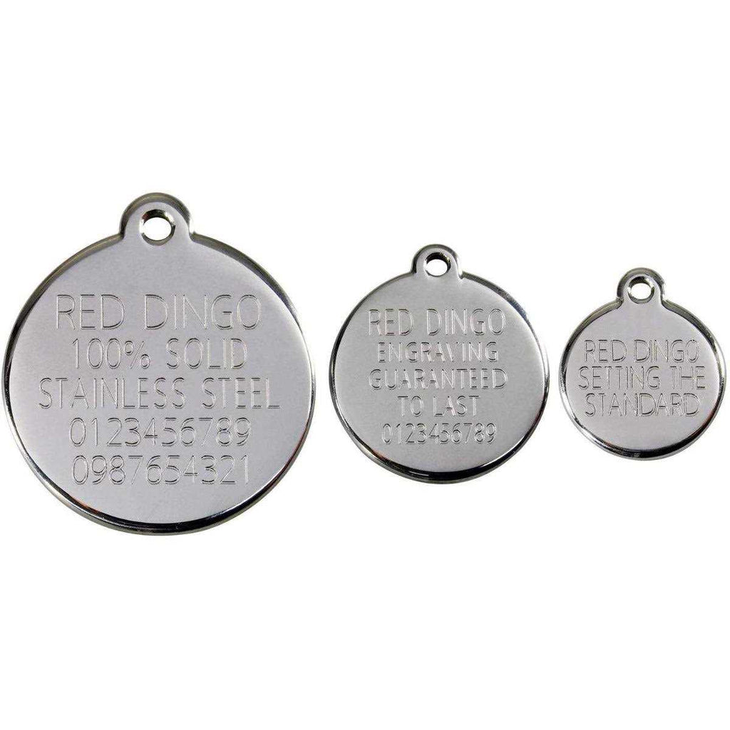 Enamel Pet ID Tag Heart P324