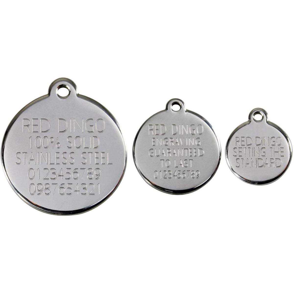 Enamel Pet ID Tag Heart P324